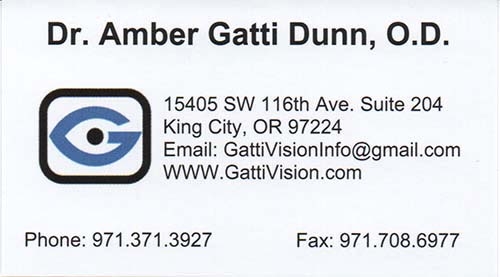 Dr Amber Gatti Dunn, OD